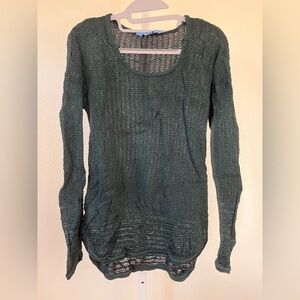 Simply Vera Vera Wang Teal Knit Sweater